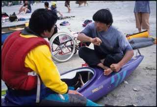 障害者カヌー教室